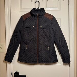 Weatherproof Black and Brown Utility Jacket